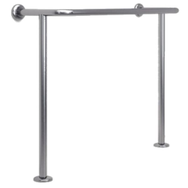 Clam Flange BT23 Bath Assist Grab Rail with Floor Support