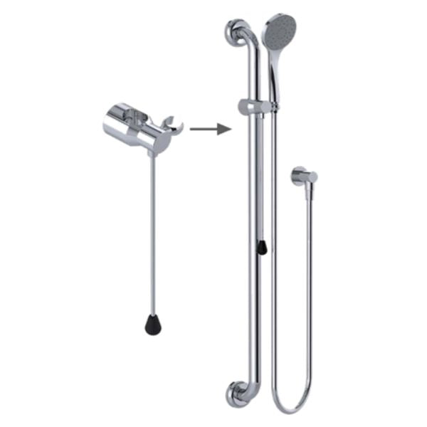 Clam Flange Disabled Shower Assembly Kit 3