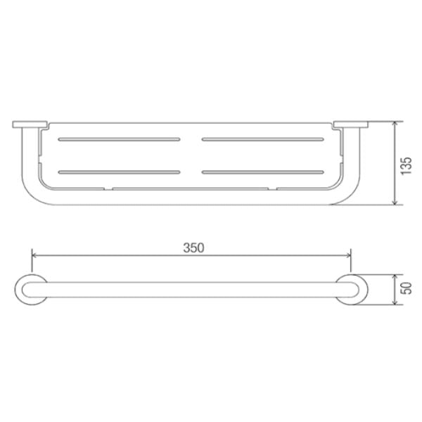 Comfort Stainless Steel Shelf