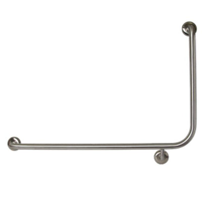 Clam Flange 90° Ambulant and Accessible Grab Rail  960mm x 600mm