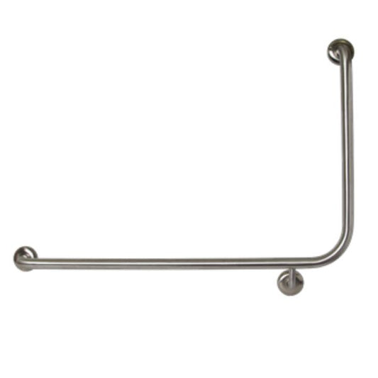 Clam Flange 90° Ambulant and Accessible Grab Rail  960mm x 600mm