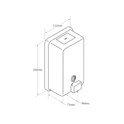 Durable Wall Mount Soap Dispenser