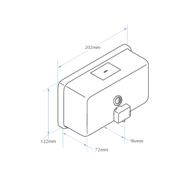 Durable Wall Mount Soap Dispenser
