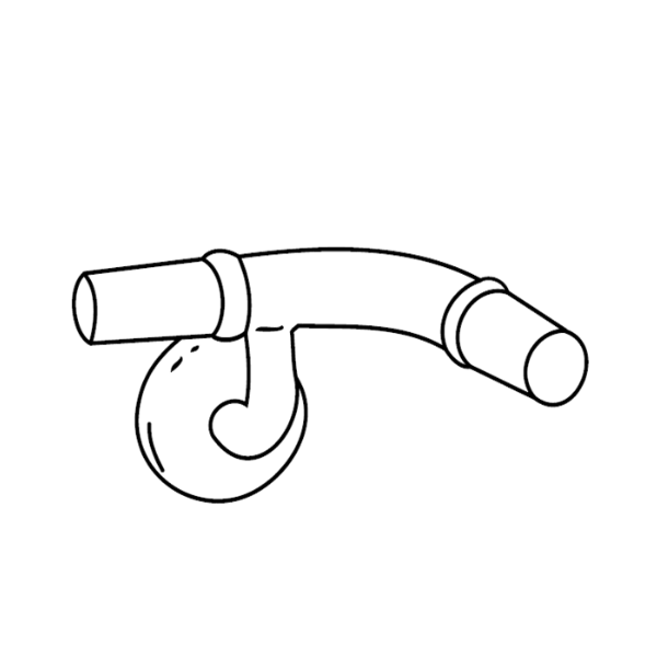 Stainless Steel EZ Modular Grab Rail System-EZ3-32mm 90° Modular Elbow Left Hand