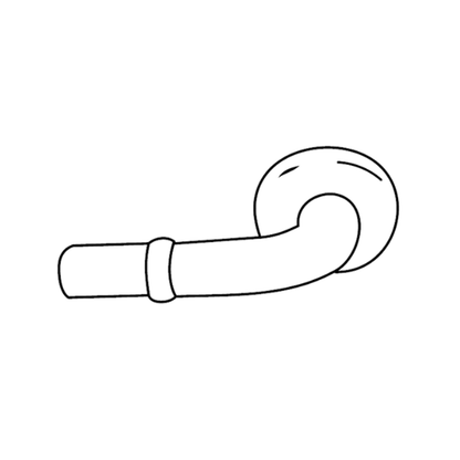 Stainless Steel EZ Modular Grab Rail System-EZ8-32mm Modular Elbow End