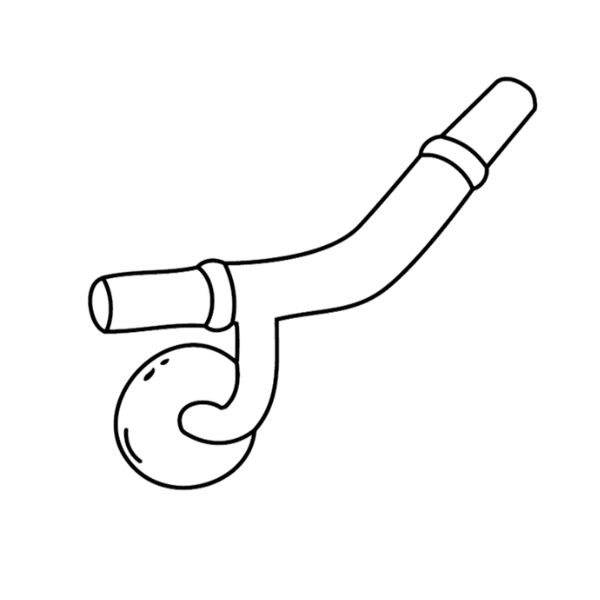 Stainless Steel EZ Modular Grab Rail System-EZ9-32mm 40° Modular Elbow  Left Hand