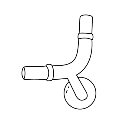 Stainless Steel EZ Modular Grab Rail System-EZ19-32mm 90° Modular Elbow Left Hand