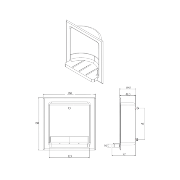 Recessed Soap Dish