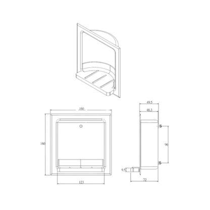 Recessed Soap Dish