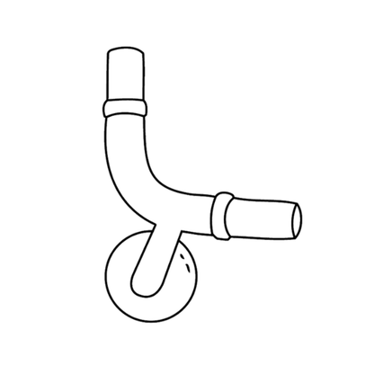 Stainless Steel EZ Modular Grab Rail System-EZ20-32mm 90° Modular Elbow Right Hand