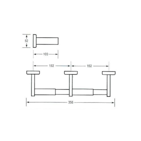 Stainless Steel Toilet Roll Holder