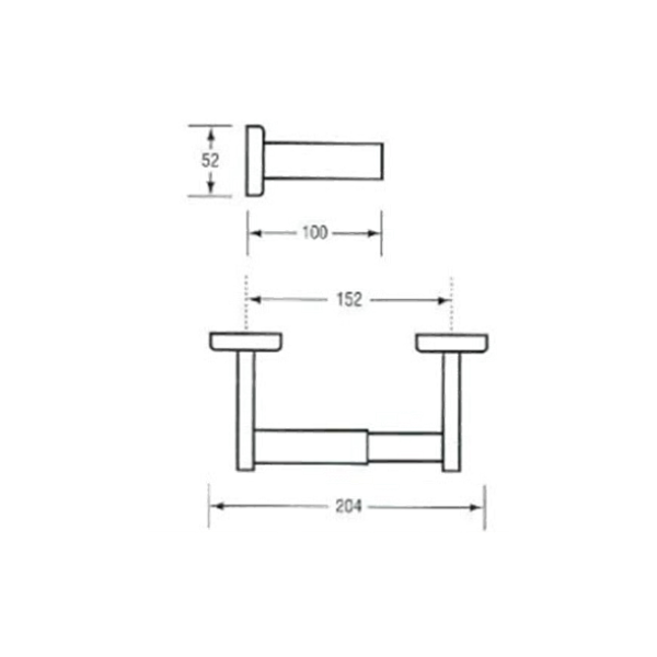 Stainless Steel Toilet Roll Holder