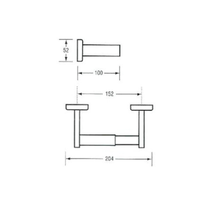 Stainless Steel Toilet Roll Holder