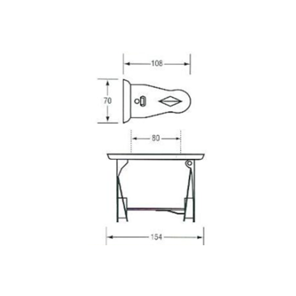 Tamper Resistant Toilet Roll Dispenser