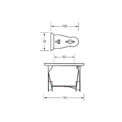 Tamper Resistant Toilet Roll Dispenser