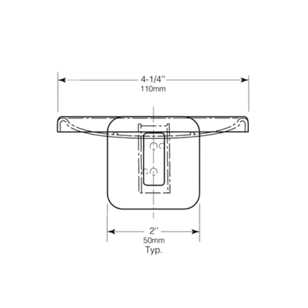 Surface Mount Soap Dish