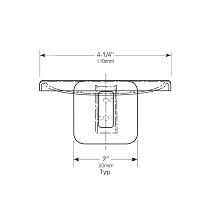 Surface Mount Soap Dish