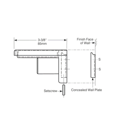 Surface Mount Soap Dish