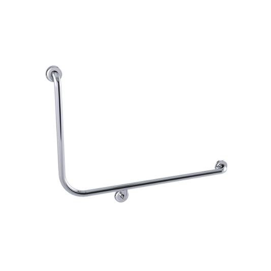 Clam Flange 90° Ambulant and Accessible Grab Rail  960mm x 600mm