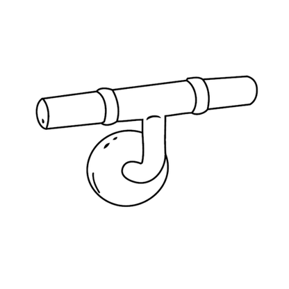 Stainless Steel EZ Modular Grab Rail System-EZ6-32mm Modular Straight Joiner